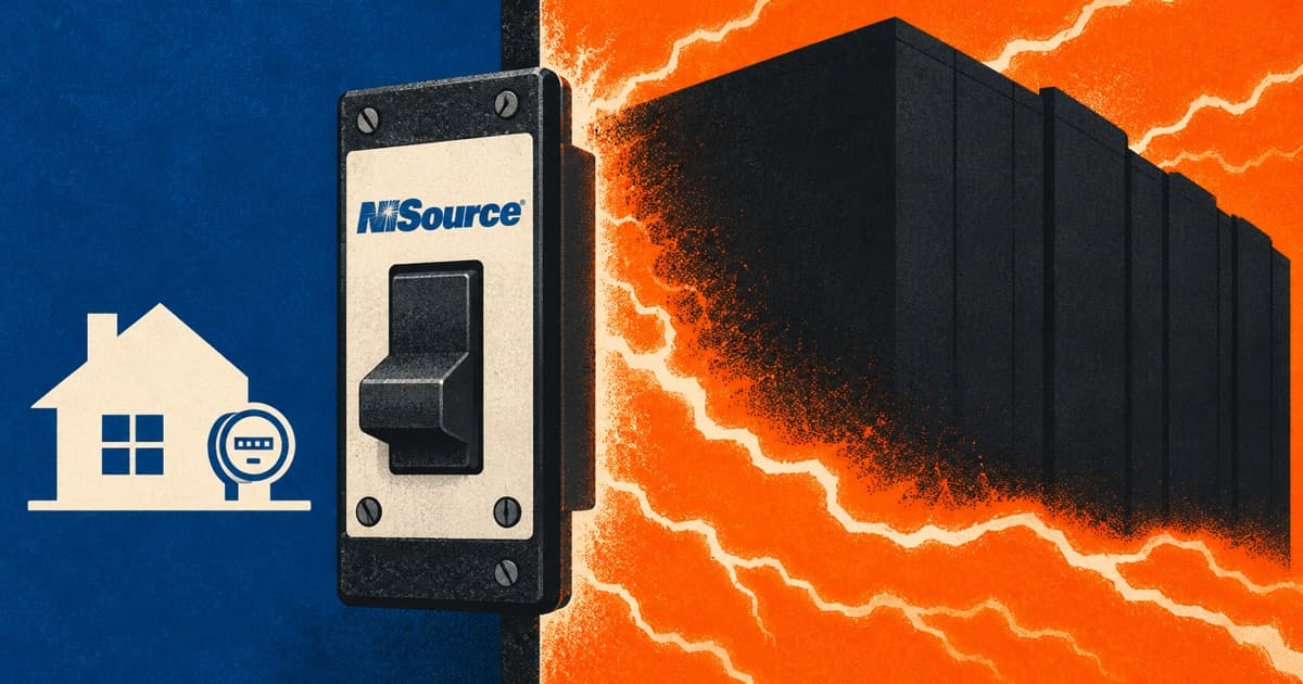 Editorial illustration for Data Center Power Contracting Shifts Toward Utility GenCo Structures