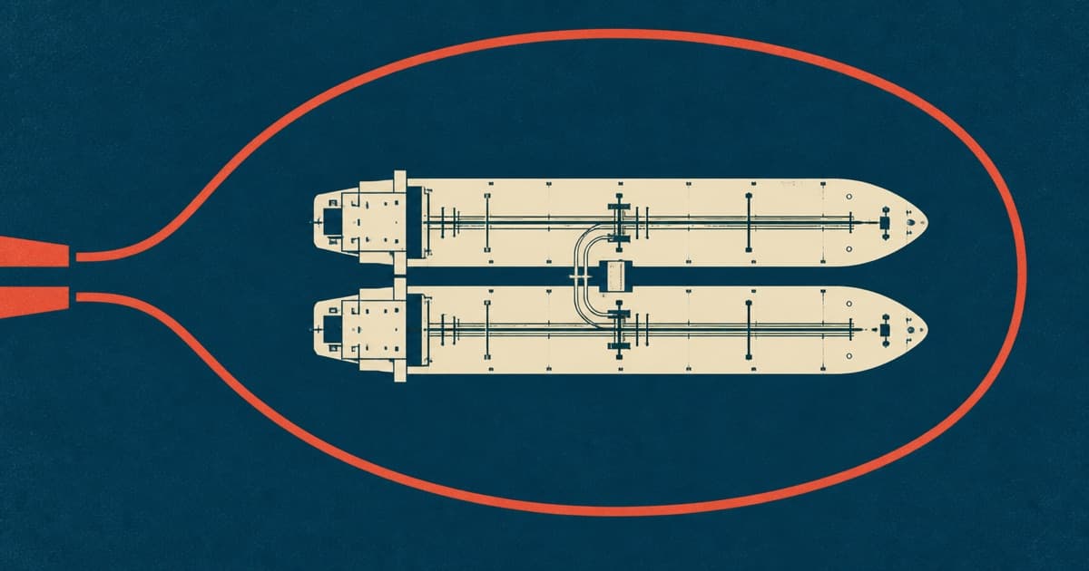 Editorial illustration for Iran's Restricted Zone Now Covers the Gulf of Oman Bypass