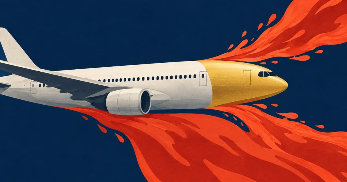 Editorial illustration for Premium Air Travel Holds Up as Fuel Lifts Fares
