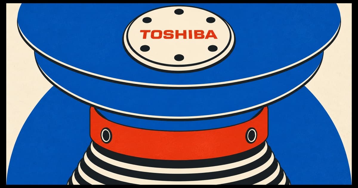 Editorial illustration for Toshiba HDD Capacity Doubling: TDK (6762.T), HOYA, NHK Spring Read-Through