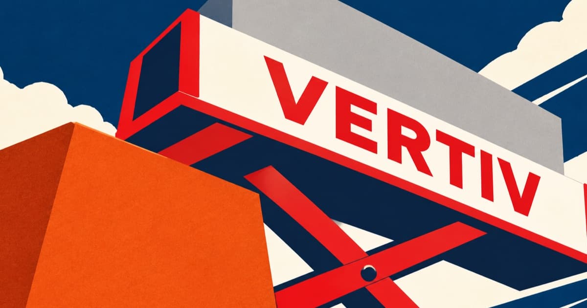 Editorial illustration for Vertiv (VRT) Q3 2026 Earnings: 55% Organic Growth, 25.2% Margin