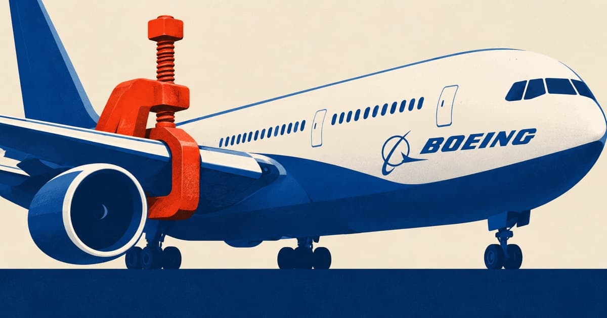 Editorial illustration for Boeing (BA) Q3 2026 earnings: 737 ramp slows, airplane margin -6.5%