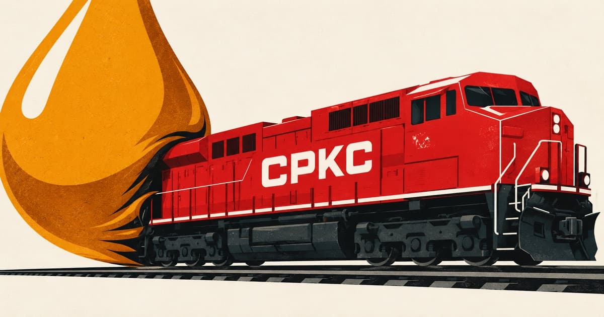 Editorial illustration for CPKC (CP) Q3 2026 Earnings: Fuel Lifts Operating Ratio, Buybacks Outrun Cash
