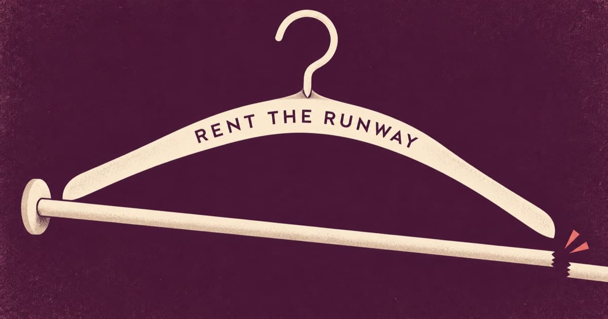 Editorial illustration for Rent the Runway Q2 Profit Gains Mask Subscriber Decline