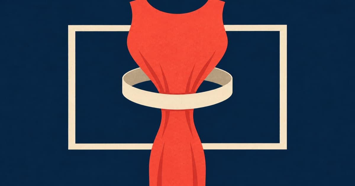 Editorial illustration for Apparel Retail Shifts Toward Smaller Sizes on GLP-1 Weight Loss