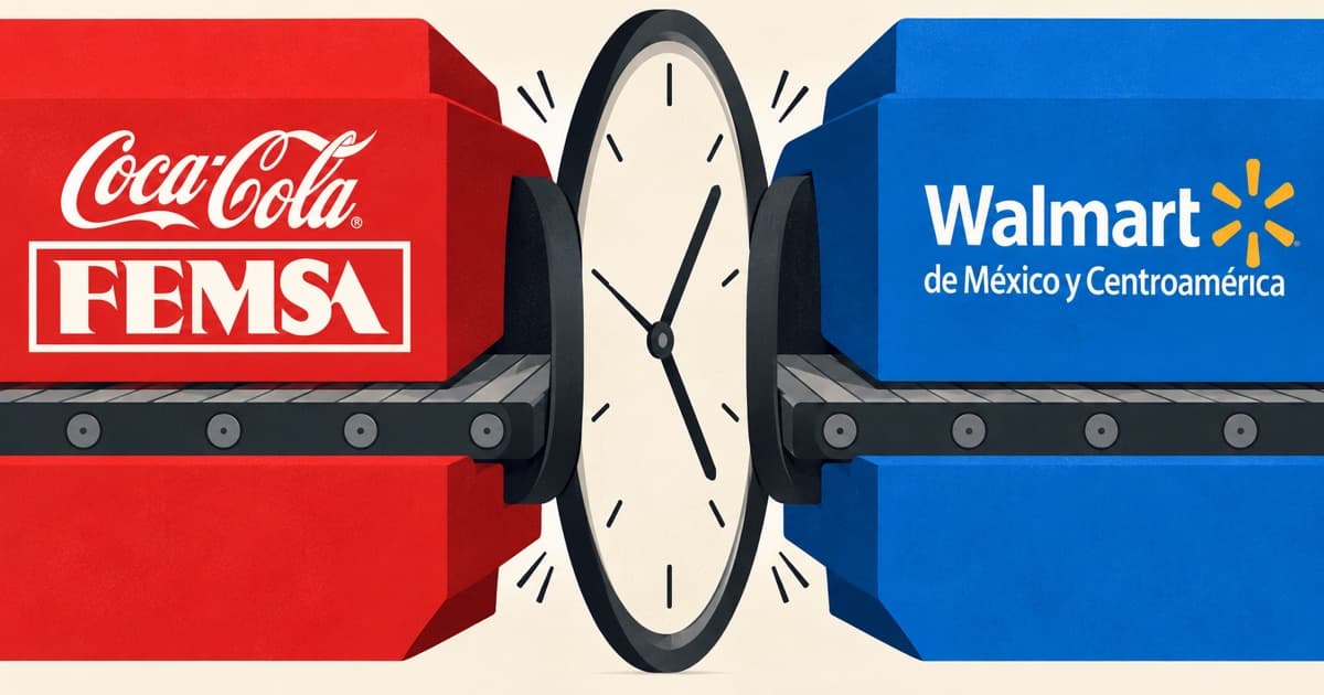 Editorial illustration for Mexican Retail and Beverage Operators Turn to Automation as Workweeks Shrink