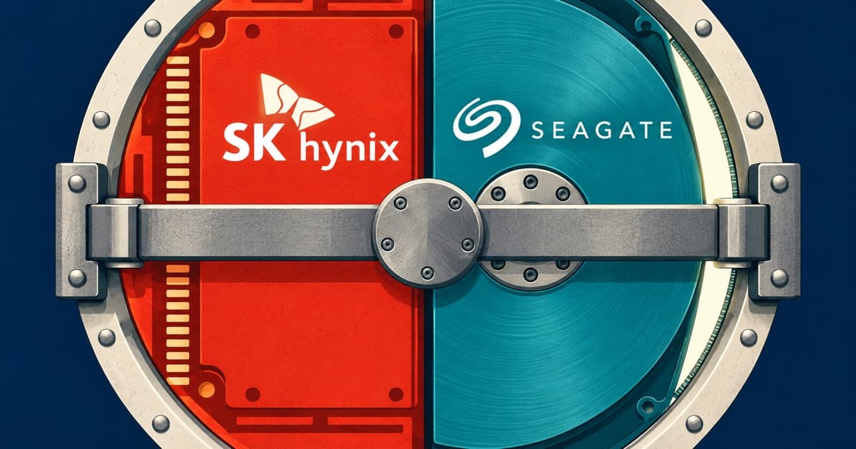 Editorial illustration for AI Storage Suppliers Lock In Capacity Through 2028
