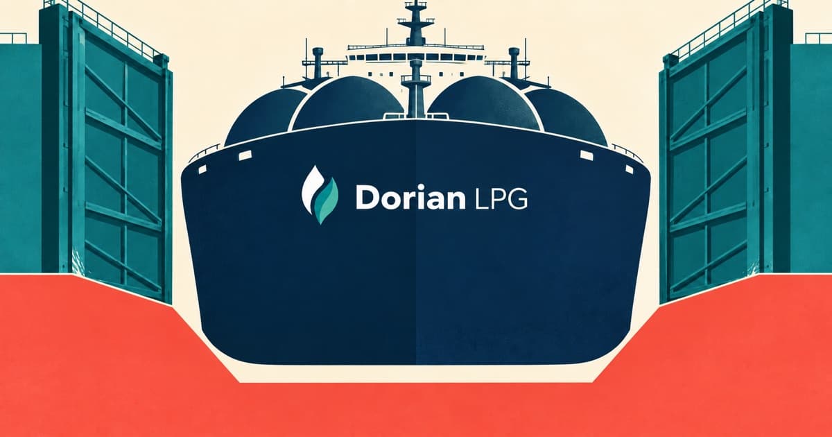Editorial illustration for Panama Canal Adds a 10th Neopanamax Slot: VLGC Rates and Dorian LPG (LPG)