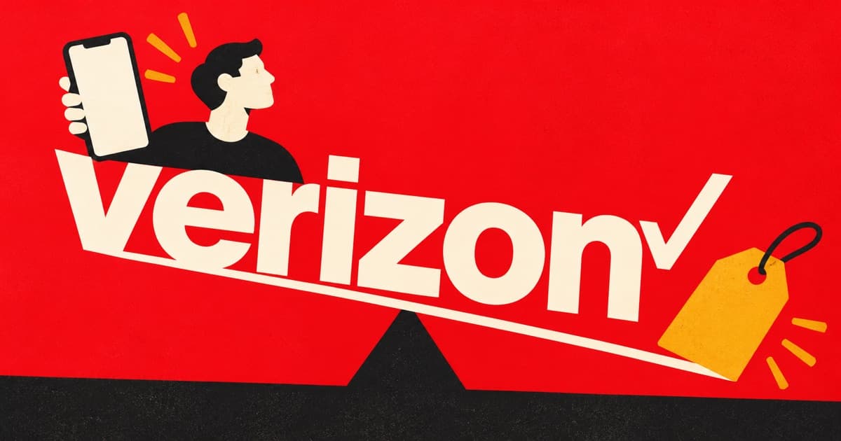 Editorial illustration for Verizon (VZ) Q3 2026 Earnings: 406,000 Postpaid Phone Adds With Lower Subsidies