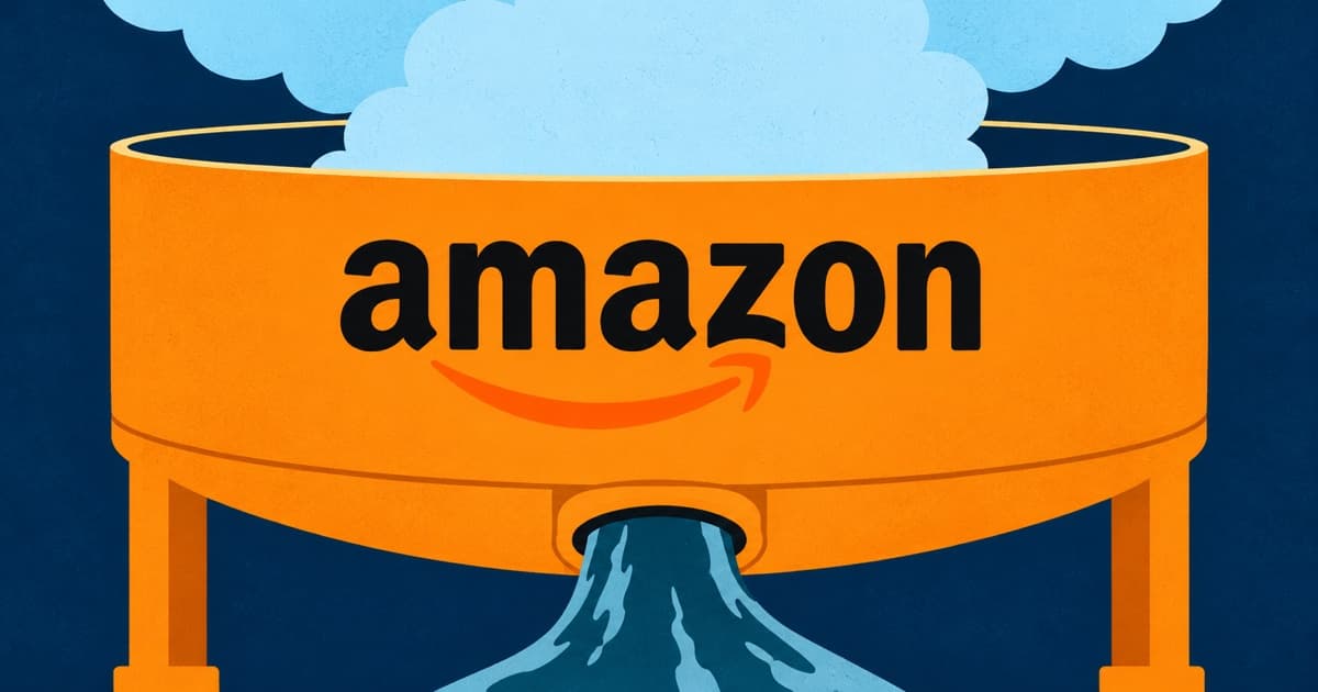 Editorial illustration for Amazon (AMZN) Q3 2026 Earnings: AWS Grows 39% as Free Cash Flow Falls to -$42.4B