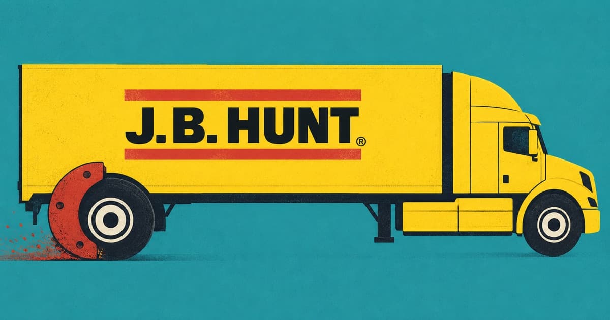 Editorial illustration for J.B. Hunt (JBHT) Q3 2026 Earnings: Dedicated Profit Falls 22%, Brokerage Margins Recover