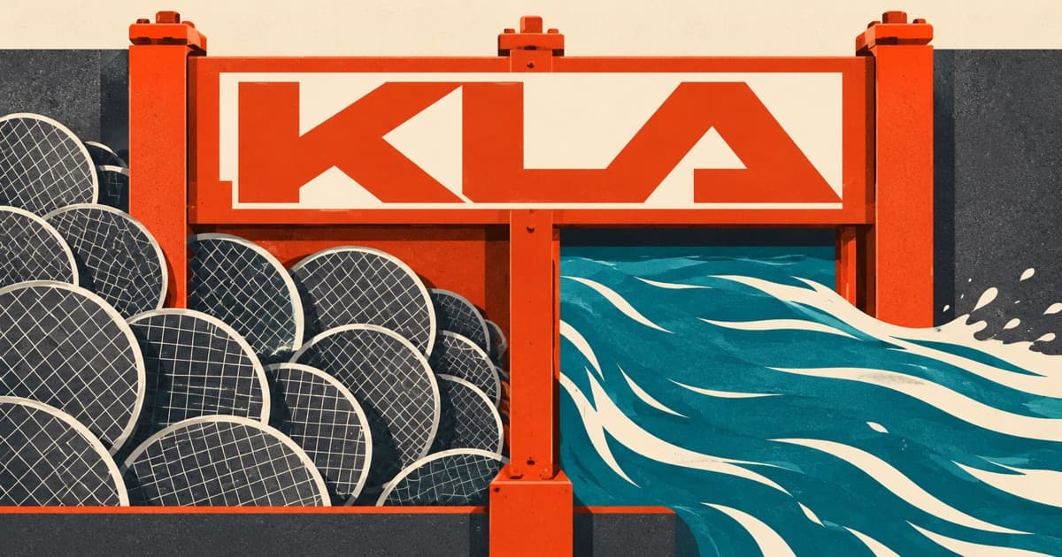 Editorial illustration for KLA (KLAC) Q1 FY2027: Cash Flow Nearly Matches Net Income as Inventory Jumps 12%