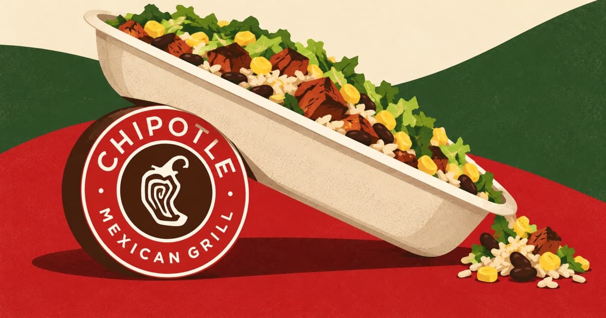Editorial illustration for Chipotle (CMG) Q3 2026: Price Drives Comps as Check Mix Drag Widens