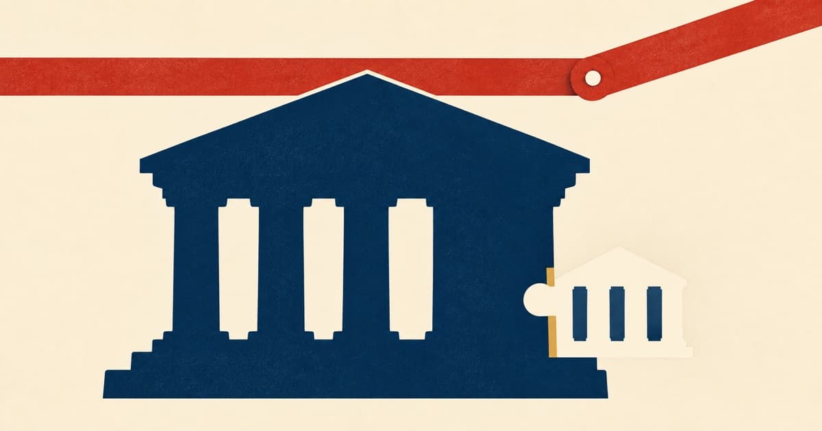 Editorial illustration for Fed Bank Threshold Hike to $150B: First Horizon, UMB and Piper Sandler