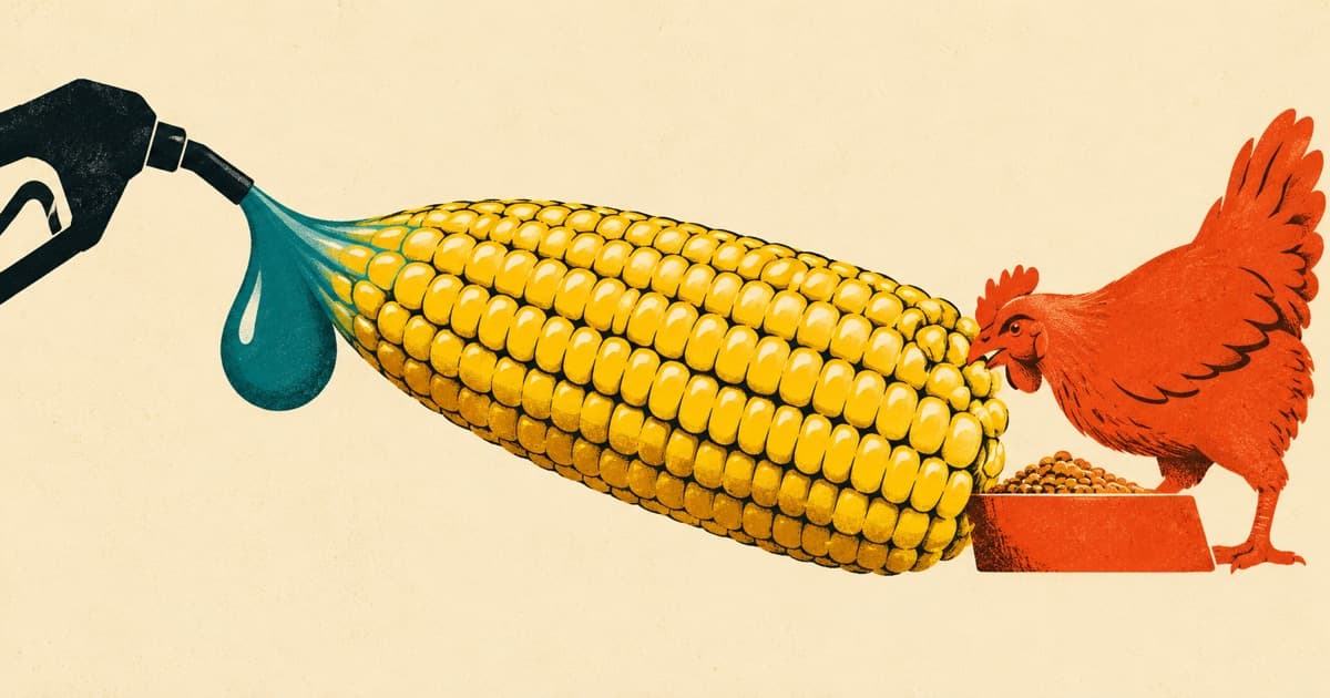 Editorial illustration for India Ethanol Tender Drops Cane: Venky's, Gulshan Polyols Maize Risk