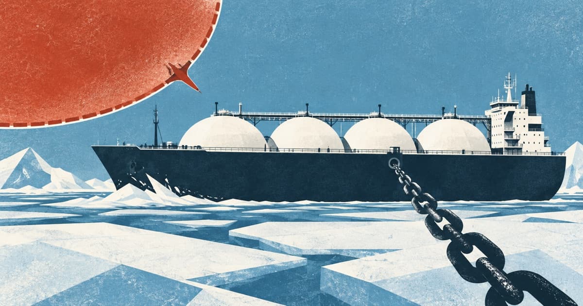 Editorial illustration for DLNG Yamal Charters Face a New Physical Shipping Risk