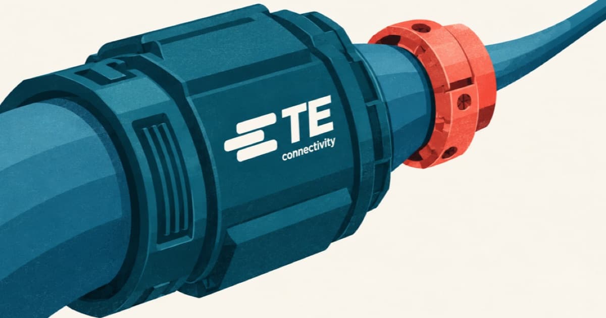 Editorial illustration for TE Connectivity (TEL) Q4 2026: AI data center sales up 17% sequentially